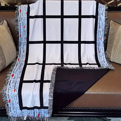 2 Pack 101 X 152 Blank Sublimation Throw Blankets For Heat Press Custom DIY