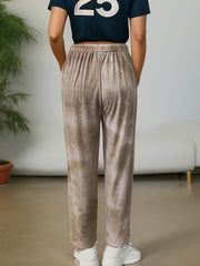 Tie Dye Lounge Pants Soft Elastic Waistband Womens Sleepwear