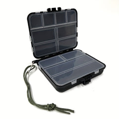 1pc Fishing Access. Storage Box Lanyard Multi-use Plastic Tackle Box