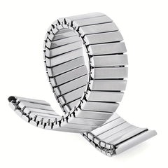 18mm Metal Elastic Strap Watch Band Stainless Steel Expansion Bracelet