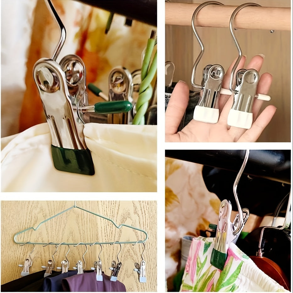 10pcs Sock Clip Underwear Pins for Storage Organizer in Closet Wardrobe