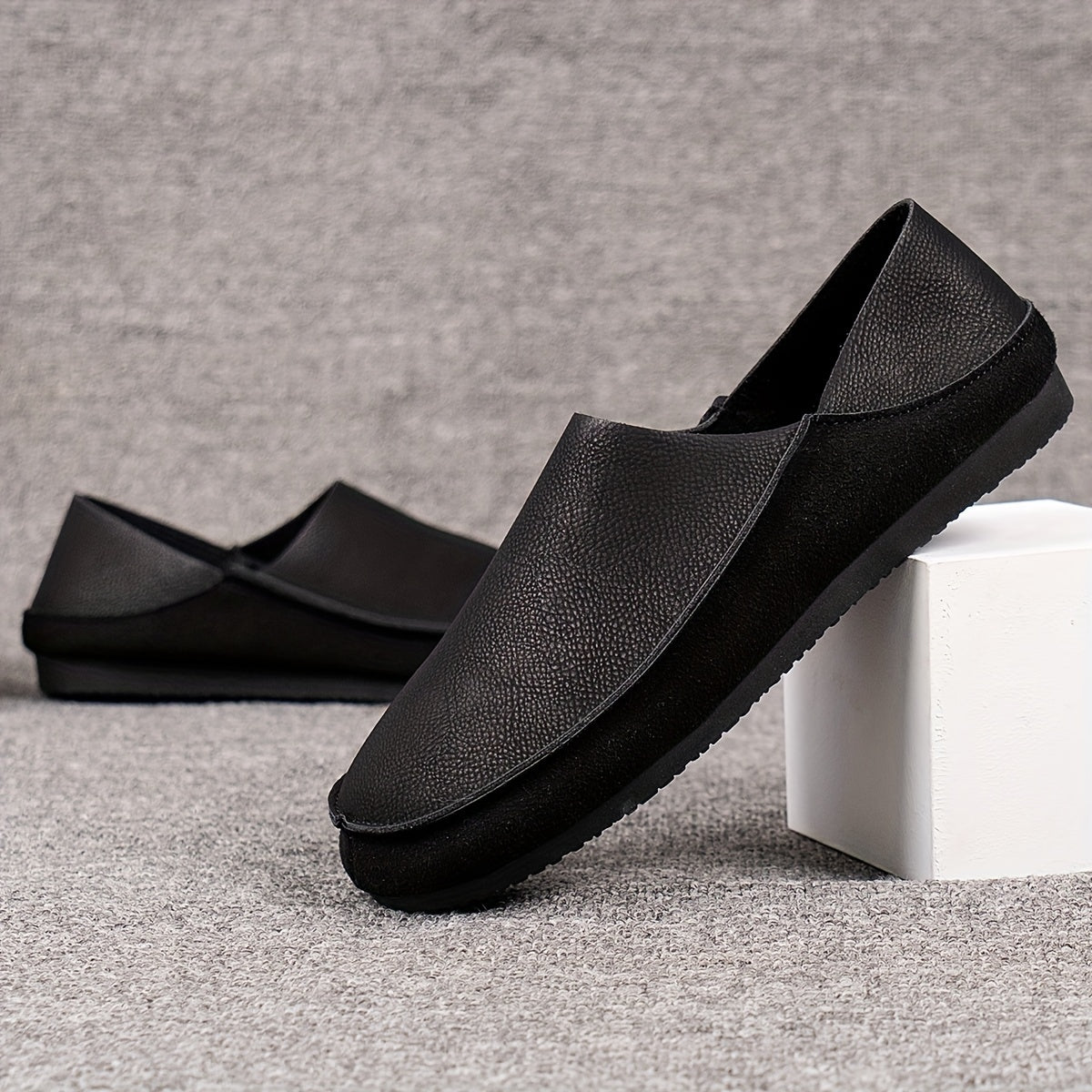Men's Casual Loafer Shoes Slip On Flat Outdoor Shoes
