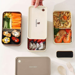 Japanese Lunch Box with Picnic Bag Insulated Lunch Container