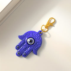 3pcs Evil Eye Keychain Key Ring For Family Car Earphone Case Accessories