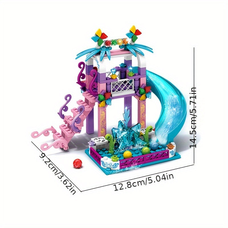 153pcs Water Park Building Blocks Set - Educational Toy for Girls