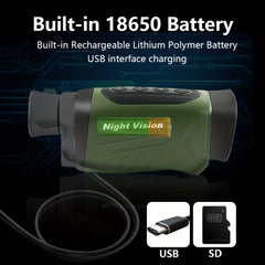 Night Vision Device 8x Zoom Waterproof Rechargeable 32g Memory Card