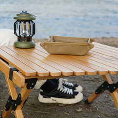 Portable Folding Storage Tray for Camping and Travel