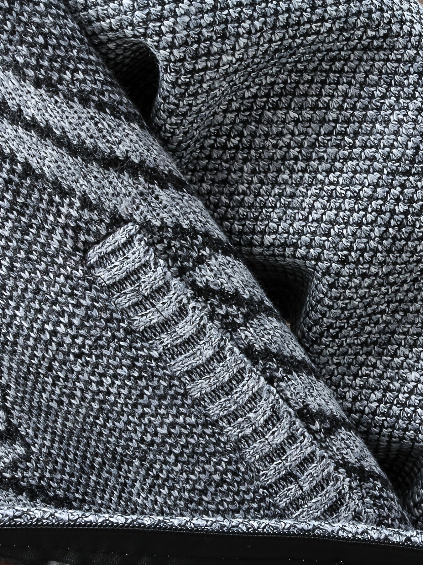 Men's Casual Plush Thick Cardigan Sweater