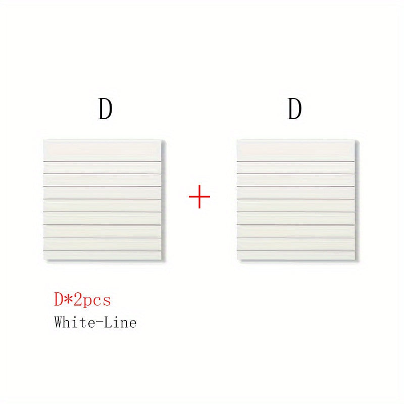 2pcs Sticky Note Book for Creativity 80pg Memos & Messages