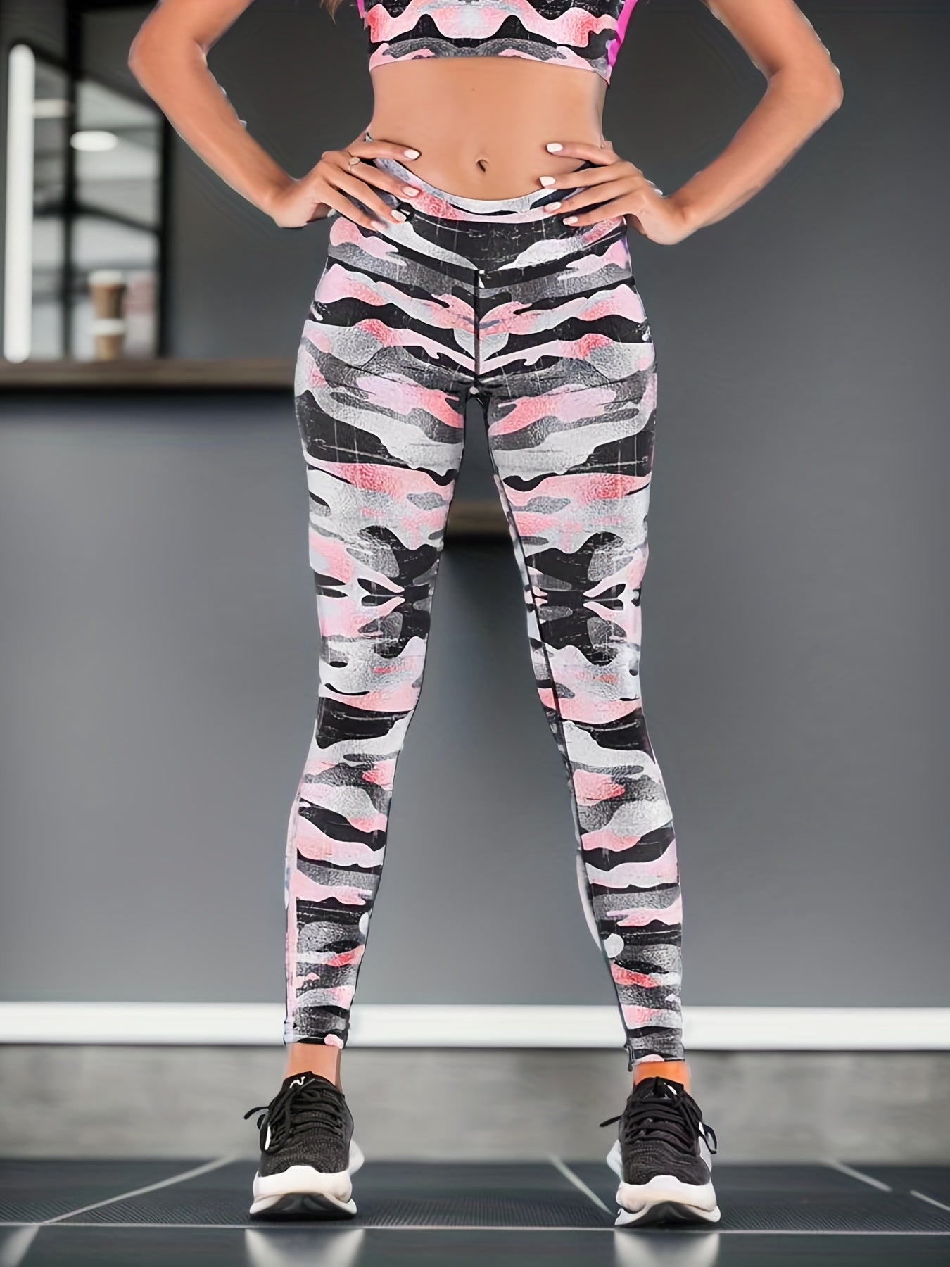 High Stretch Yoga Pants Slim Fit Fitness Cropped Workout Pants