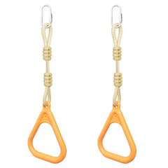 Gym Rings Hanging Ring With Rope for Indoor & Outdoor Fun