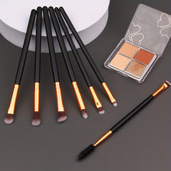 7Pcs Makeup Brushes Set Professional Make Up Kit