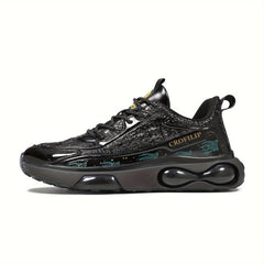 Men's Shock-Absorbing Running Shoes Non Slip Lace Up Sneakers