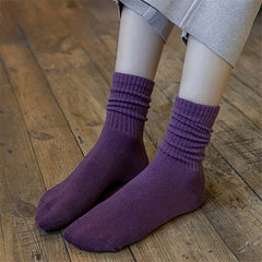10 Pairs Comfy Breathable Mid Tube Women's Socks