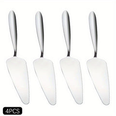Cake Spatula Slicer Stainless Steel Pizza Shovel Fine Serrated Edge