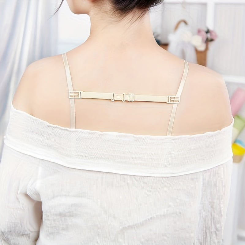 Invisible Bra Strap Clips Adjustable Non-Slip Shoulder Lingerie Accessories