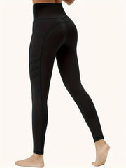High Waist Yoga Leggings with Phone Pockets, Fitness Tight Pants