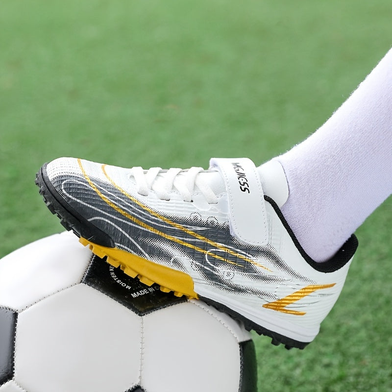 NeBoys Soccer Shoes TF Cleats Lightweight Athletic Football Shoes