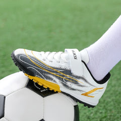 NeBoys Soccer Shoes TF Cleats Lightweight Athletic Football Shoes