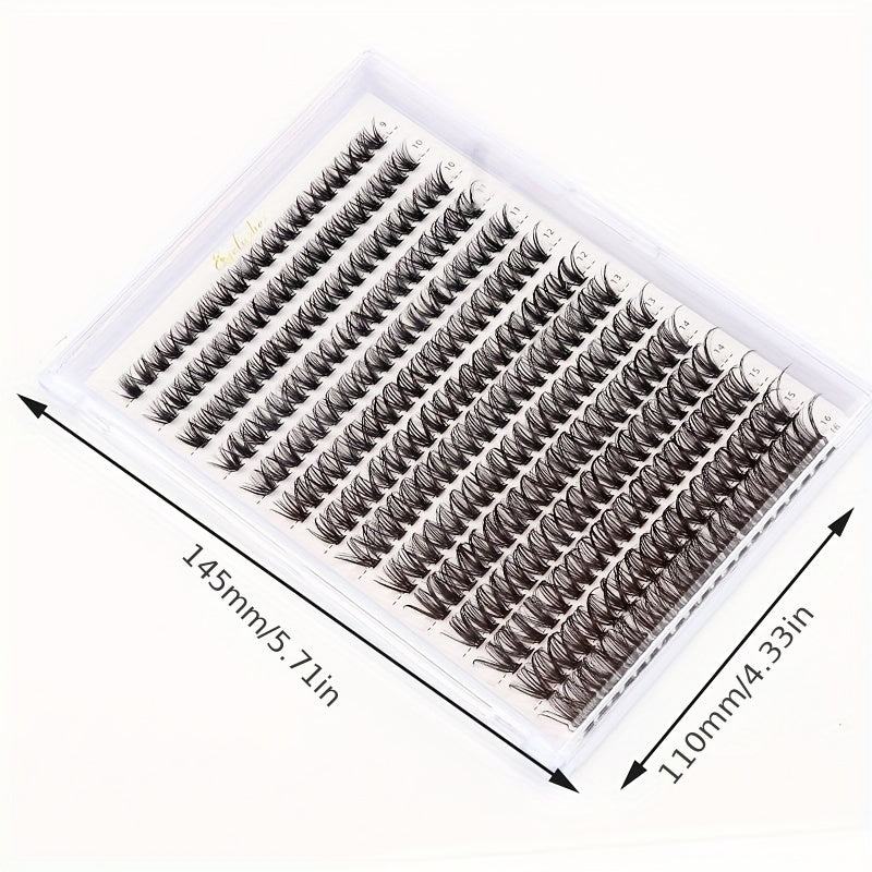 Wispy Soft Natural Look Cluster Lash Mini D Curl Individual Lashes