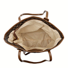 Modern Geometric Tote Bag & Wallet Set