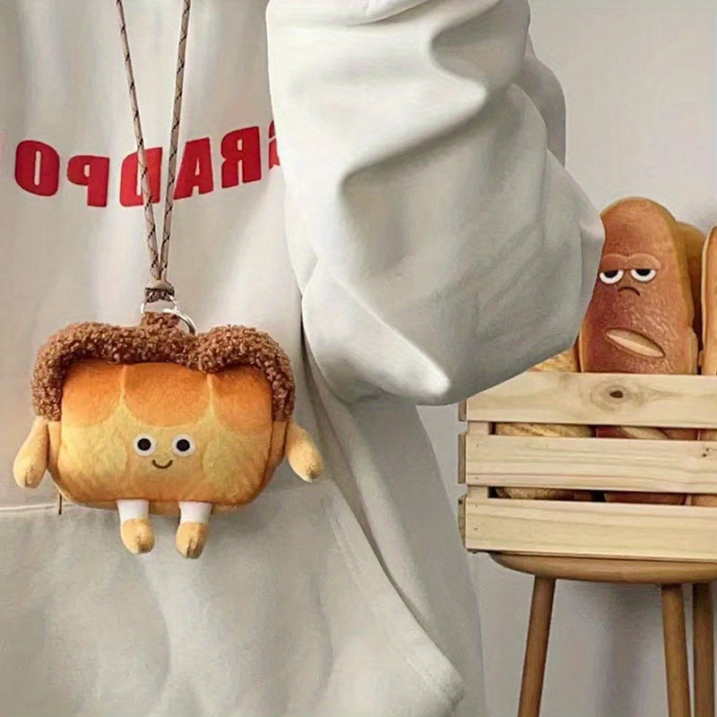 Creative Bread Character Purse for Kids Party Gift