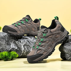 Men's Mesh Lace Up Hiking Sneakers Wear resistant Outdoor Shoes