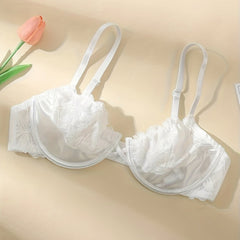 Lace Unlined Bra Cut Out Women's Lingerie