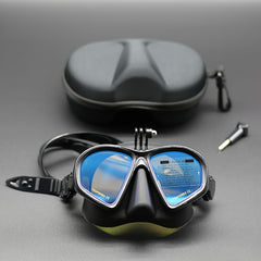 Tempered Glass Diving Mask with Storage Box Waterproof Anti Fog Goggles