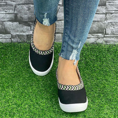 Women's Slip On Flat Shoes Lightweight Comfortable Walking Shoes