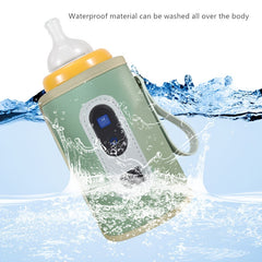 Portable USB Baby Bottle Warmer with Temperature Adjustment