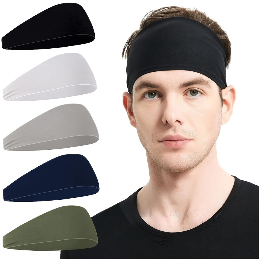 Stretchable Yoga Headband for Men & Women Sweat Absorbent Running Band