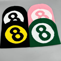 Men's Beanie No 8 Jacquard Hat