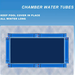 Double Chamber Pool Water Tubes - Pool Cover Weights for Inground Pools