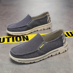 Men's Slip On Casual Canvas Loafers Lightweight Walking Shoes