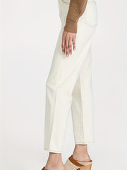 Straight Leg Denim Pants Loose Fit Ankle Length Jeans
