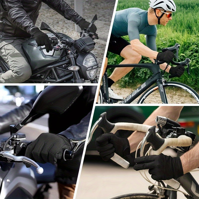 Non slip Outdoor Cycling Gloves Breathable Full Finger Touch Screen Gloves