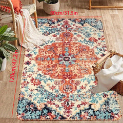 Boho Floor Mat for Living Room Bedroom Decor Non-slip Door Mat Home Decor Xmas
