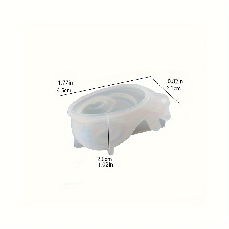 3D Snail Silicone Mold for Desktop Ornament, Valentine Anniversary Decoration