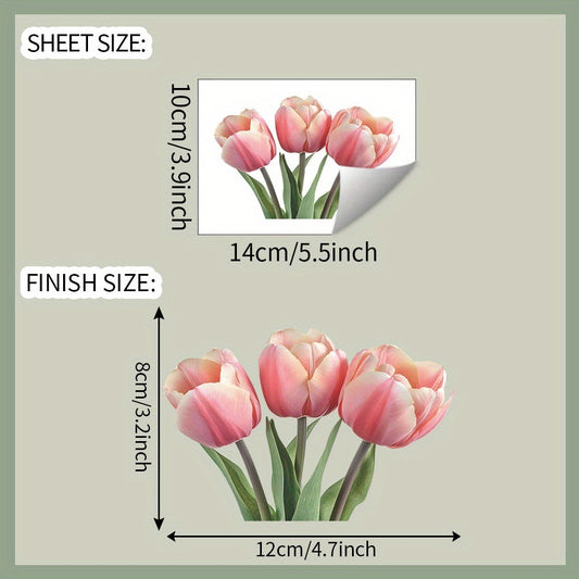 Tulip Switch Sticker Removable Waterproof PVC Decal Wall Decoration