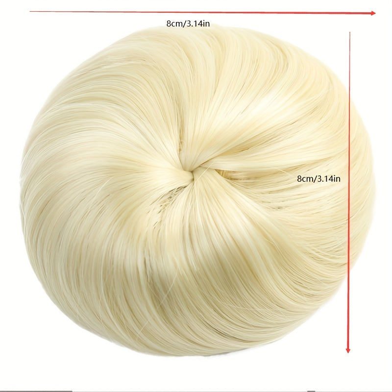Vintage Ball Head Wig Silk Elastic Rope Curly Hair Headdress