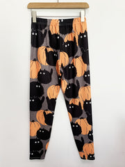 Halloween Print Skinny Leggings Elastic Waist Stretchy Leggings