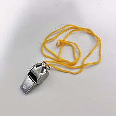 Referee Whistle Stainless Steel Soccer Football Basketball Training