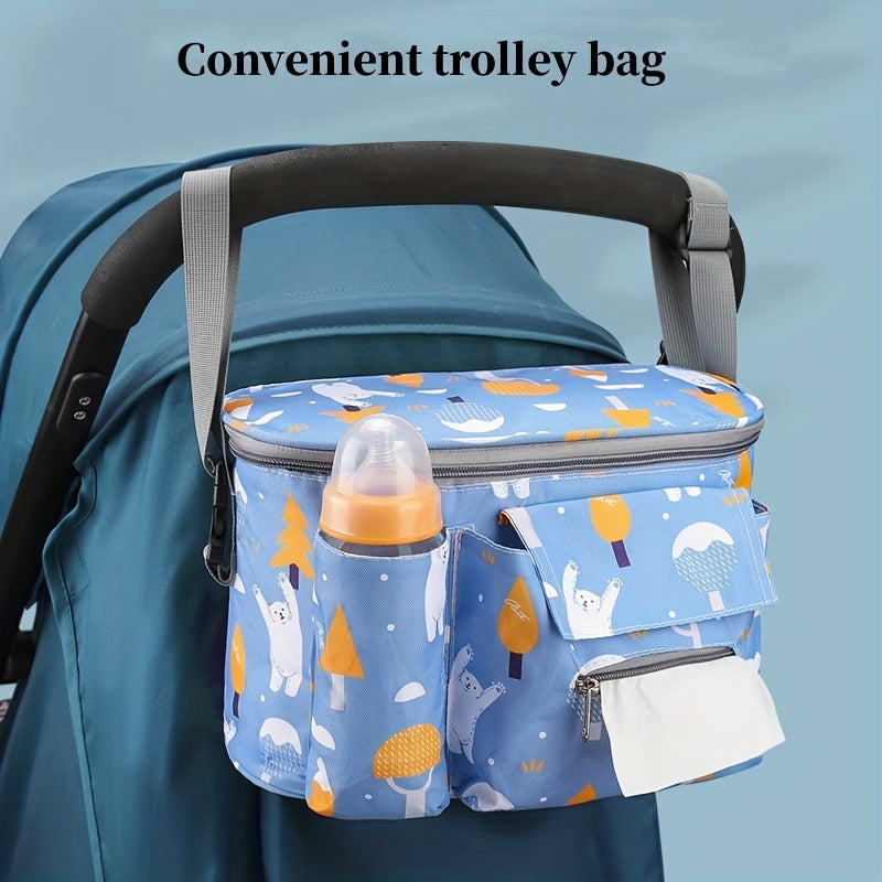Baby Stroller Hanging Bag Waterproof Storage Mommy Bag