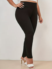 Women's Plus Sunflower Butterfly High Rise Yoga Leggings