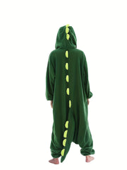 Dinosaur Hooded Jumpsuit Sleepwear Costume