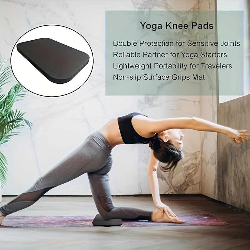 2pcs Yoga Knee Pads Pilates Non-slip Fitness Balance Training Mat