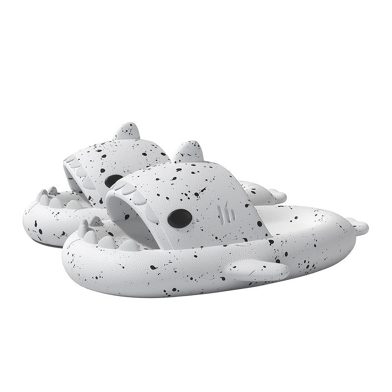 Shark Slippers Cloud Slides Lightweight Non Slip Shoes Indoor Outdoor Shower