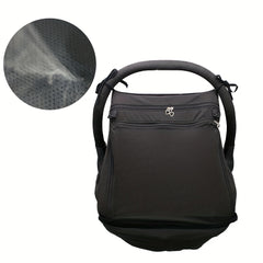 Baby Car Seat Cover with Breathable Window & Anti-Mosquito Hood