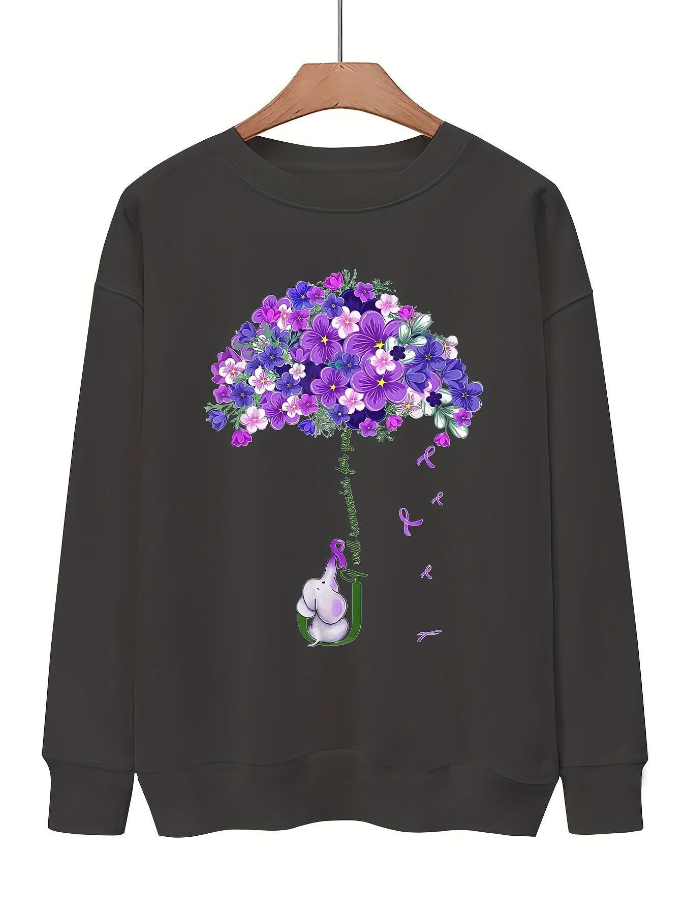Harmony Graphic Print Sweatshirt for Fall & Winter